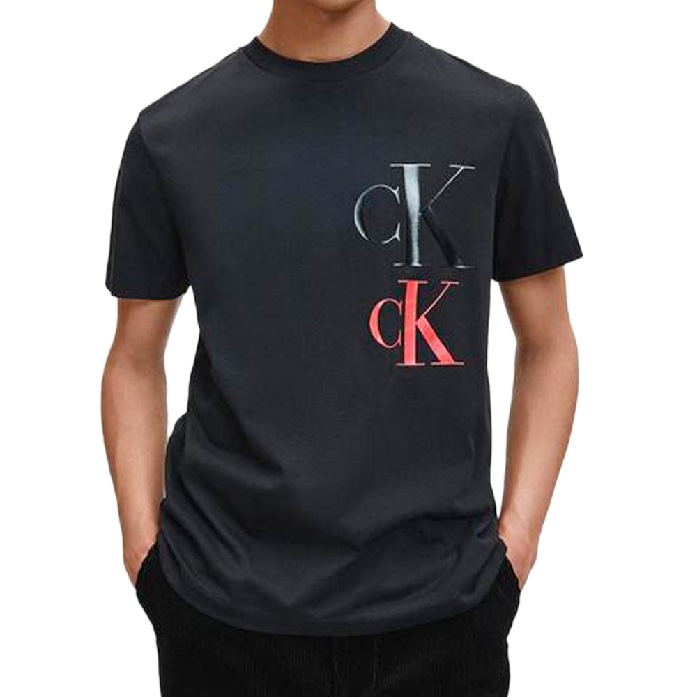T shirt manche courte homme Calvin Klein Fashion Noir - ZESHOES