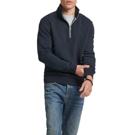 Pull homme Superdry Bleu Essential classic