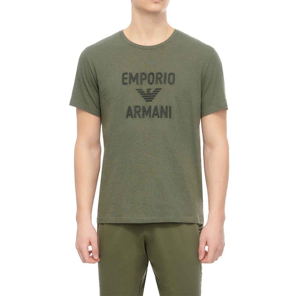 Emporio Armani T shirt Eagle Homme Kaki