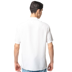 Chemise manches courtes homme Guess G class Blanc - ZESHOES