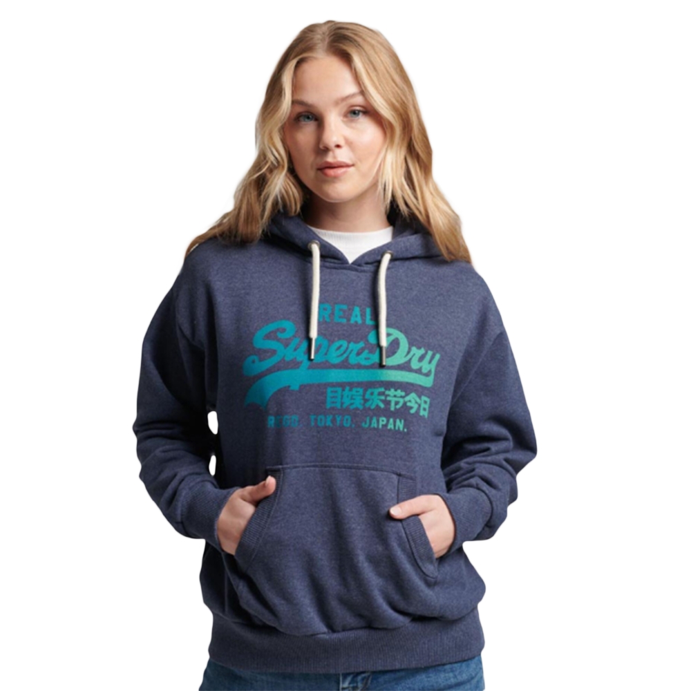 Superdry Sweat Vintage Femme Bleu