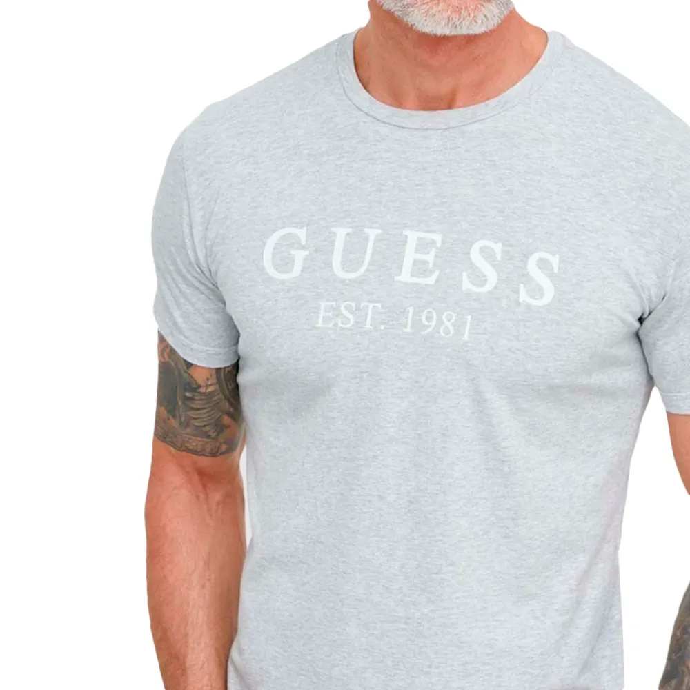 T shirt manche courte homme Guess PARTNER: CREATION ref U4RI22-H9D3 Gris - ZE...