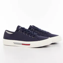 Basket basse homme Tommy Jeans PARTNER: CREATION ref EM0EM01299-C87 Bleu - ZE...