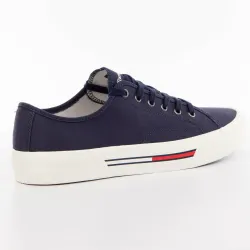 Basket basse homme Tommy Jeans PARTNER: CREATION ref EM0EM01299-C87 Bleu - ZE...