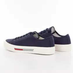 Basket basse homme Tommy Jeans PARTNER: CREATION ref EM0EM01299-C87 Bleu - ZE...