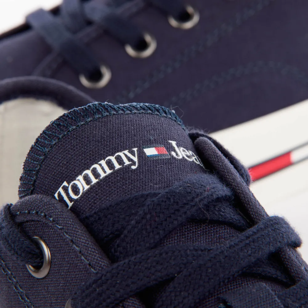 Basket basse homme Tommy Jeans PARTNER: CREATION ref EM0EM01299-C87 Bleu - ZE...