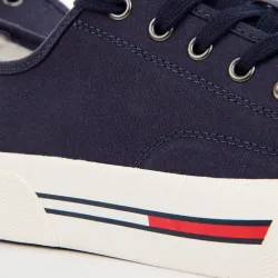 Basket basse homme Tommy Jeans PARTNER: CREATION ref EM0EM01299-C87 Bleu - ZE...