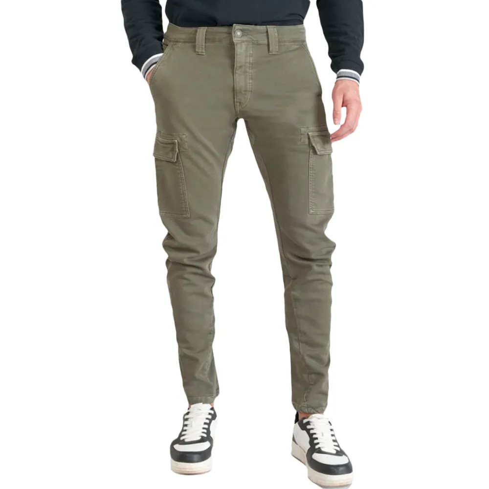 Le Temps Des Cerises Pantalon Koge Army Jogg Homme Kaki