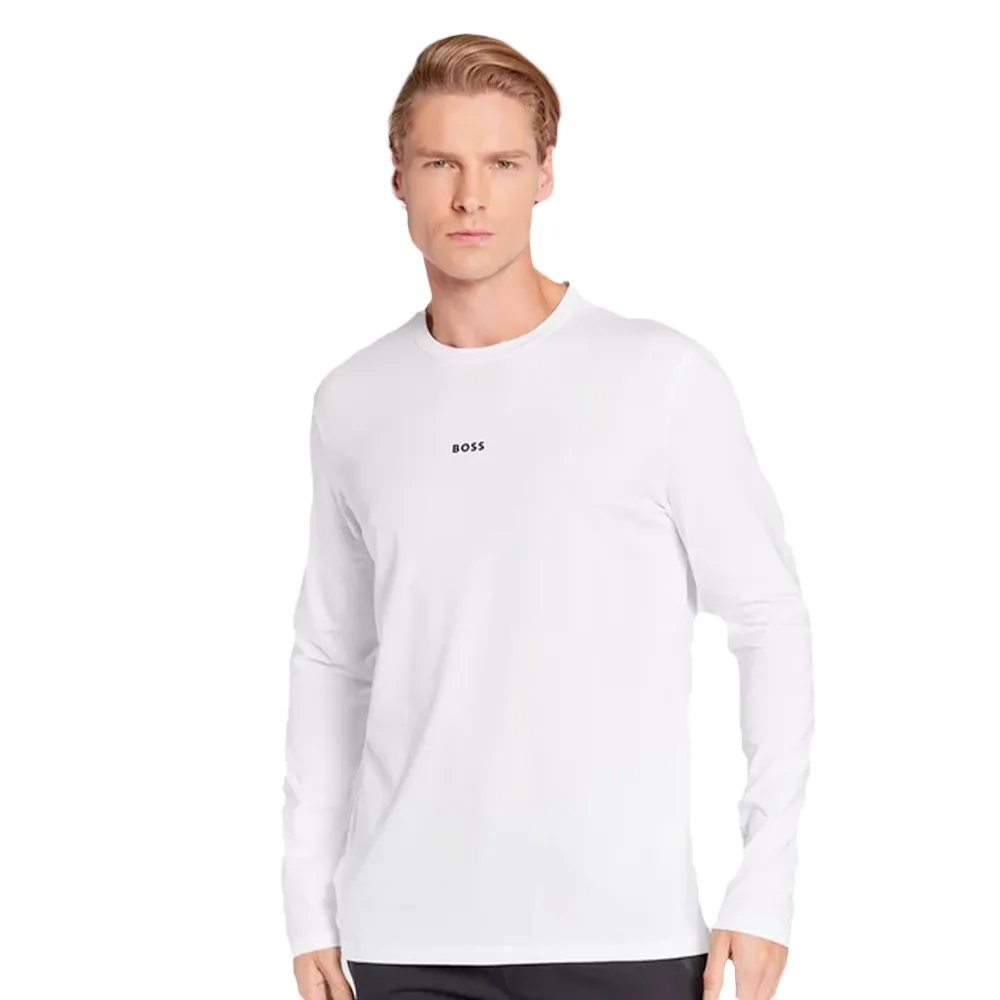 Boss T shirt Regular Homme Blanc