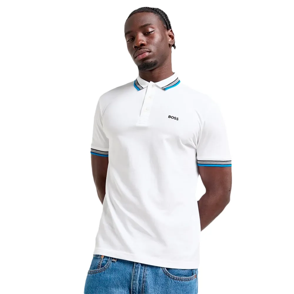 Boss Polo Paddy Homme Blanc