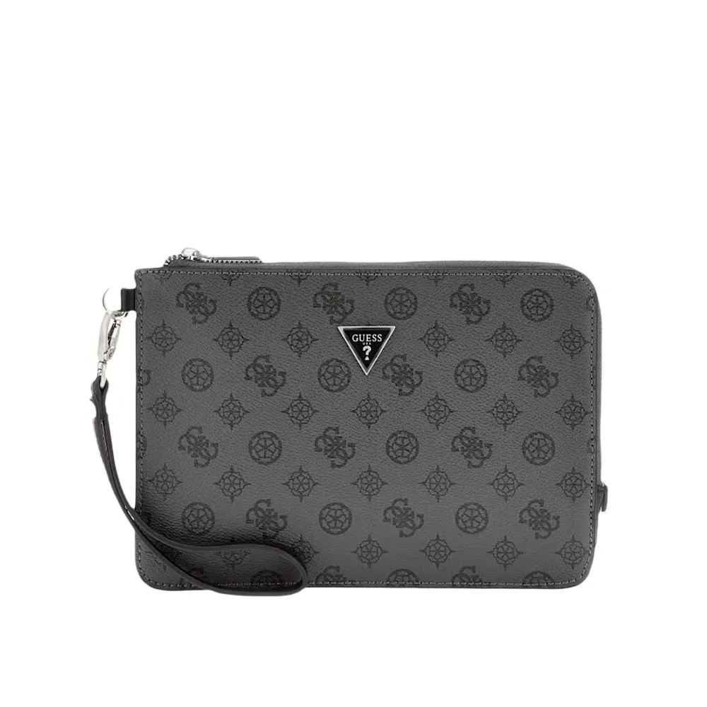 Guess Pochette pivoine Torino Homme Noir