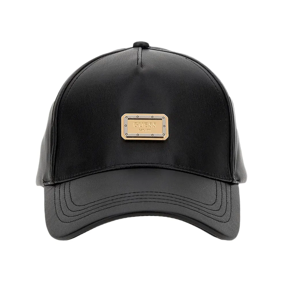 Guess Casquette EST 1981 Femme Noir