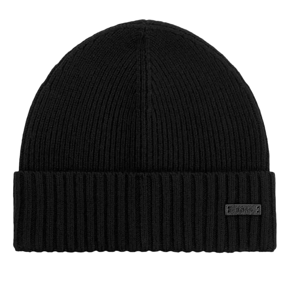 Boss Bonnet Fati Homme Noir