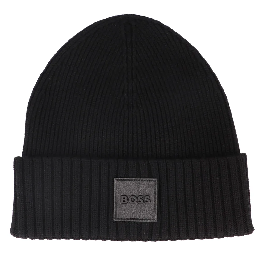 Boss Bonnet Patch B Homme Noir