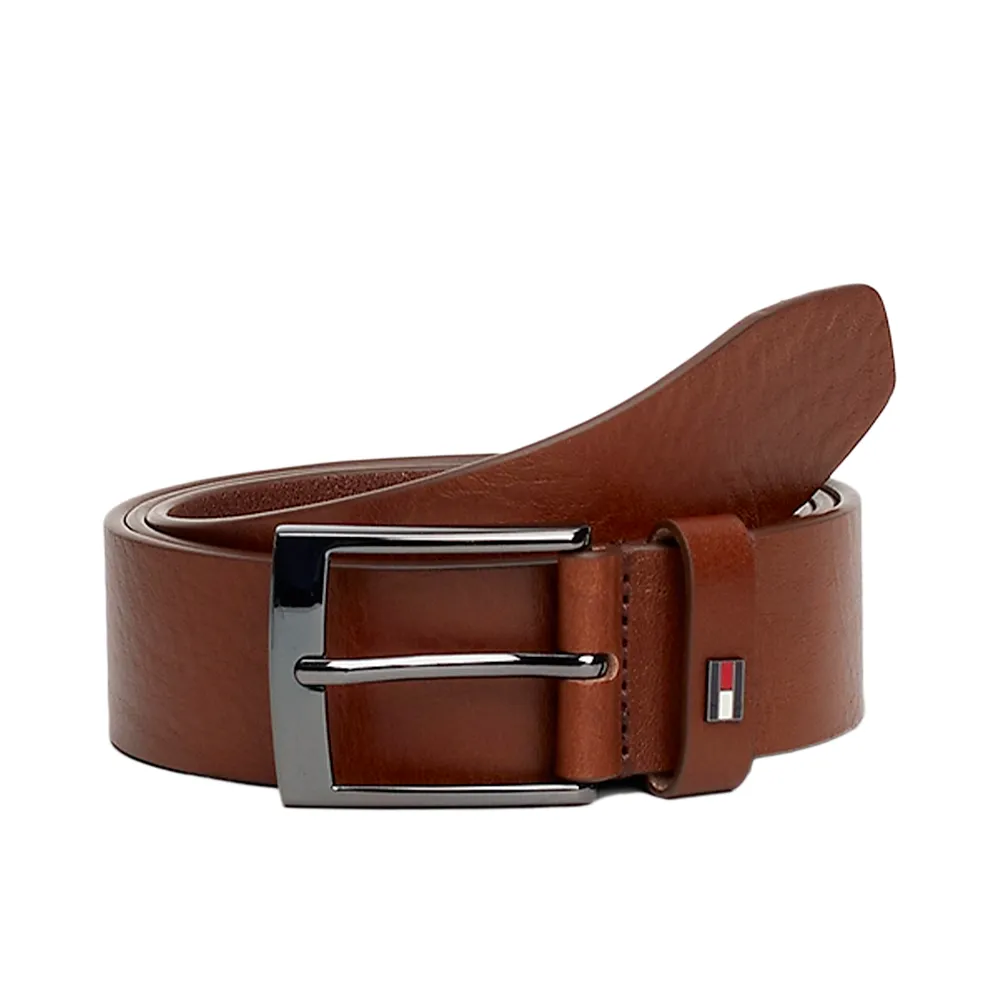 Tommy Hilfilger Ceinture Flag Homme Marron