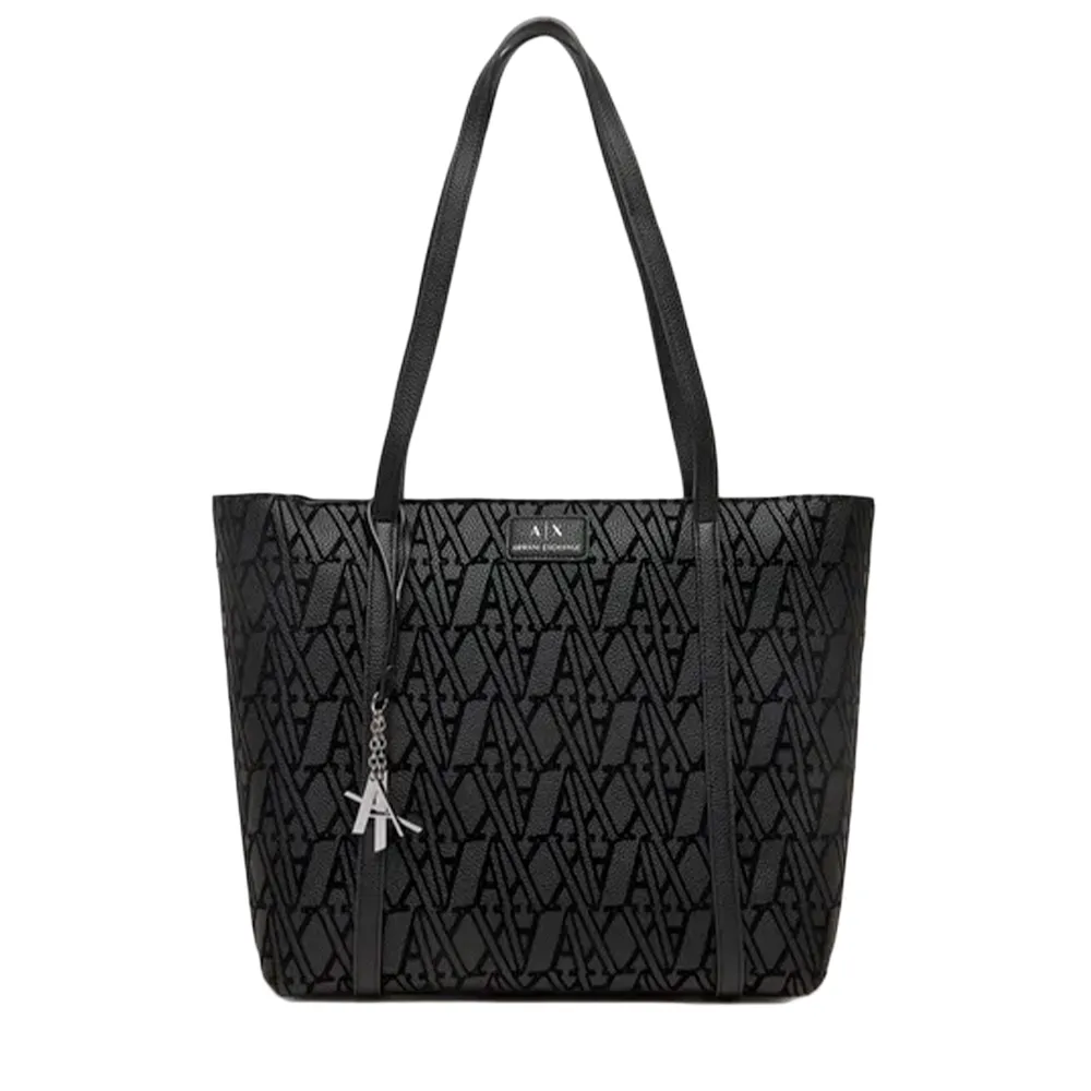 Armani Exchange Sacs à main Eagle Femme Noir