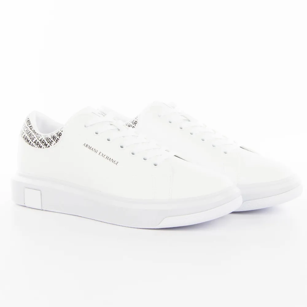 Armani Exchange Basket Tennis AX Homme Blanc