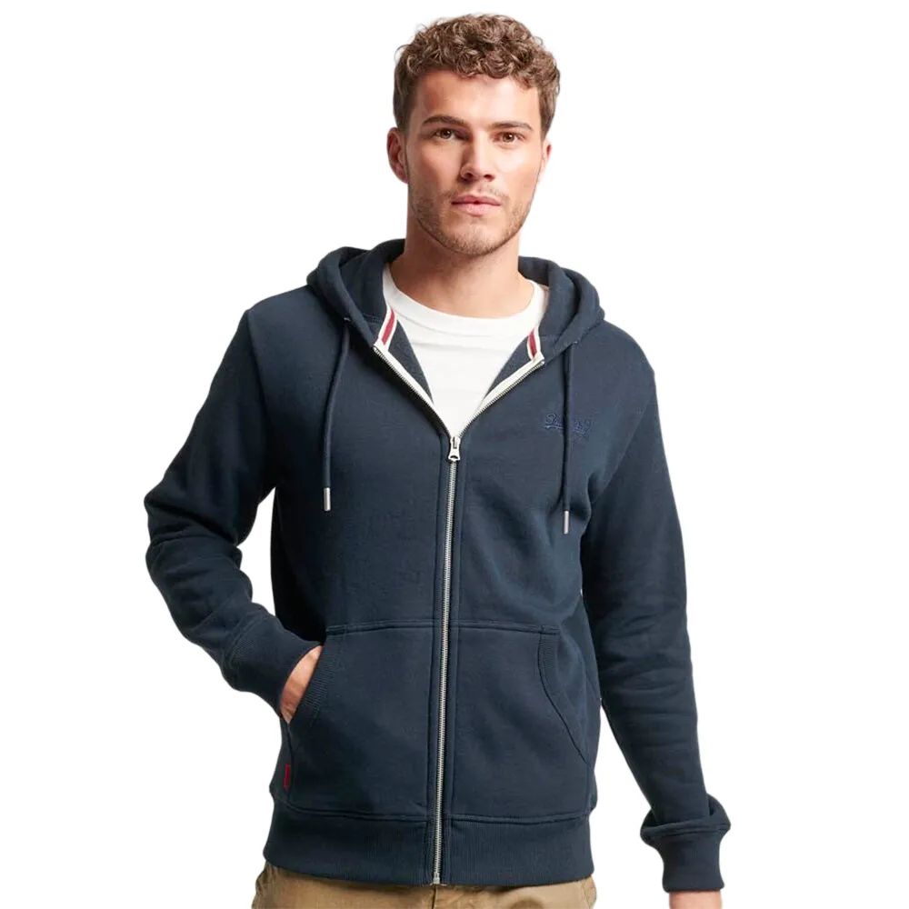 Superdry Sweat essentiel Homme Bleu