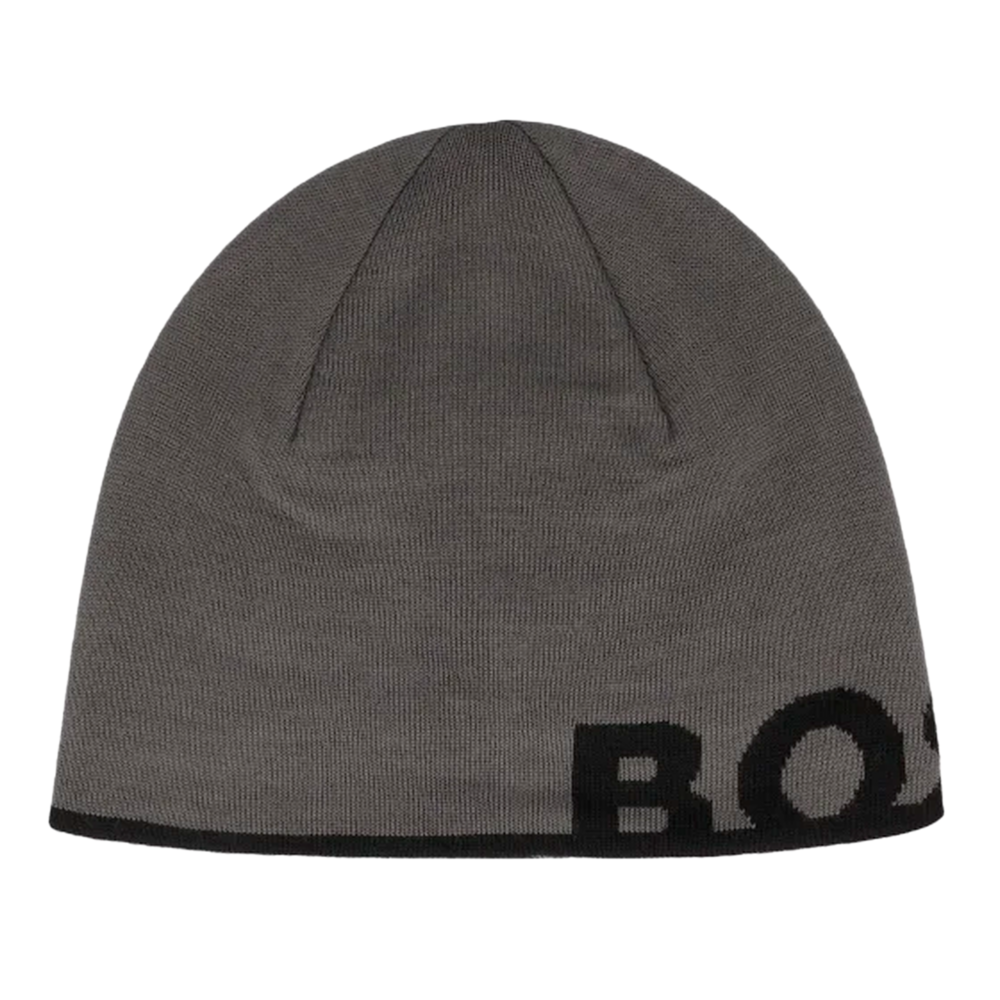 Boss Bonnet Double B Homme Gris