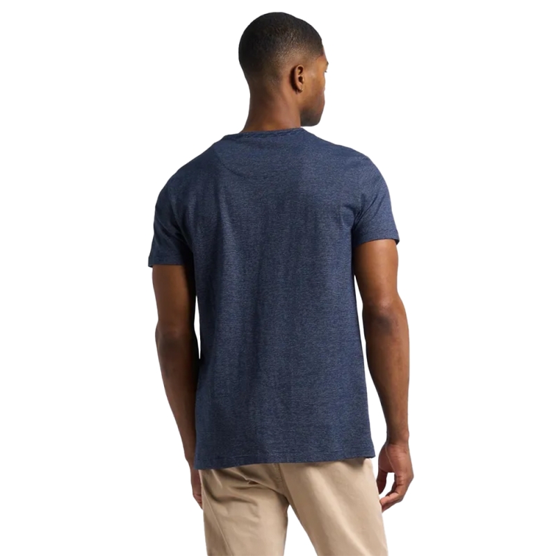 T shirt manche courte homme Le Temps Des Cerises Feris Bleu - ZESHOES