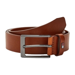 Ceinture homme Tommy Jeans Flag Marron - ZESHOES Ceinture homme Tommy Jeans Flag Marron - ZESHOES