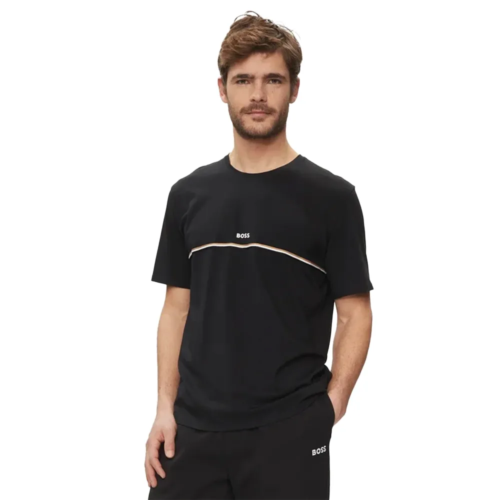 Boss T shirt Unique Homme Noir