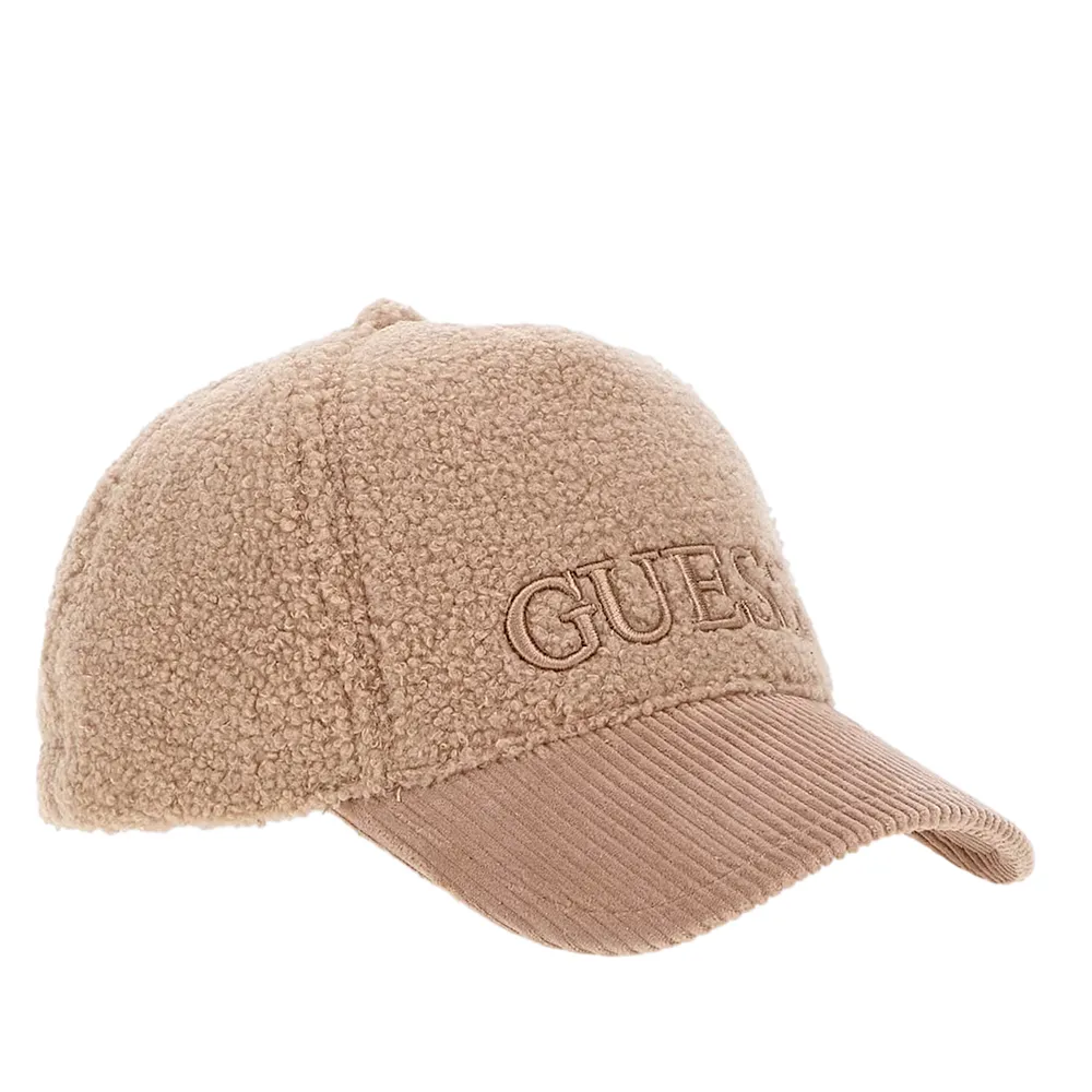 Guess Casquette fourrure Femme Marron