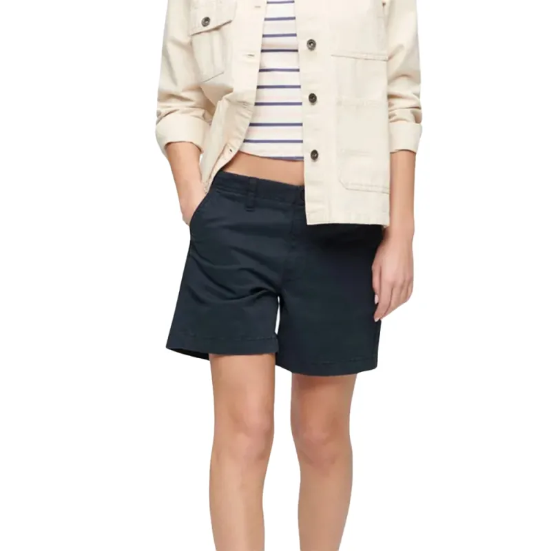 Short homme Superdry chino Bleu - ZESHOES Short homme Superdry chino Bleu - ZESHOES