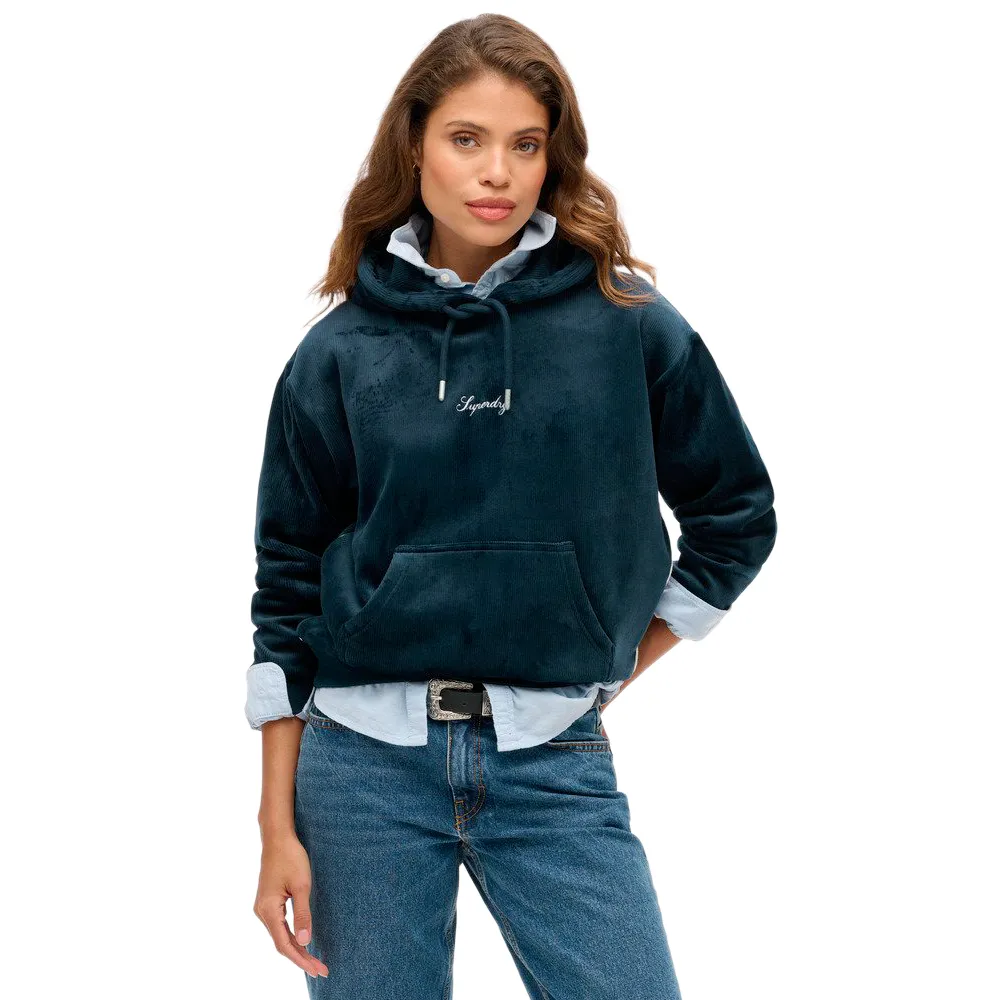 Superdry Sweat Country Club Femme Bleu