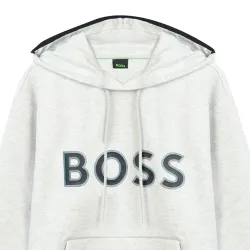Sweat capuche homme Boss Authentic Gris - ZESHOES