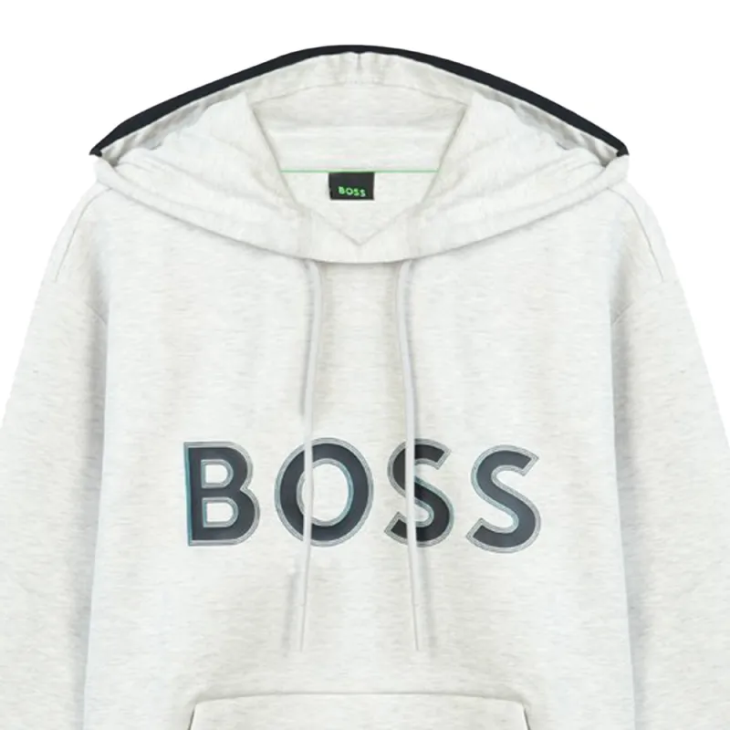 Sweat capuche homme Boss Authentic Gris - ZESHOES