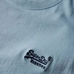 T shirt manche courte homme Superdry Vintage Bleu - ZESHOES