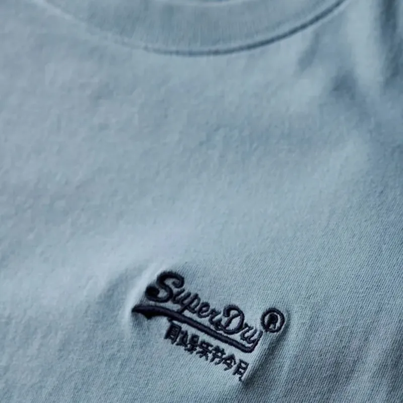 T shirt manche courte homme Superdry Vintage Bleu - ZESHOES