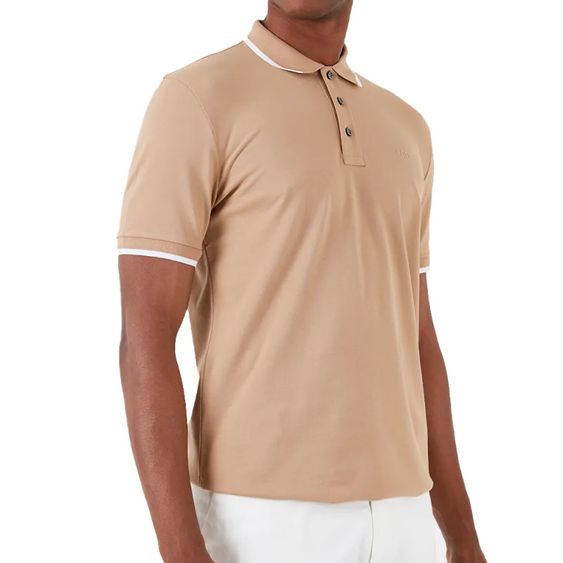 Polo manche courte Boss Parlay Noir - ZESHOES Polo manche courte Boss Parlay Noir - ZESHOES