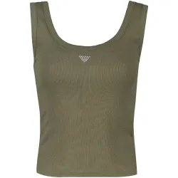 Debardeur femme Guess G triangle Kaki - ZESHOES