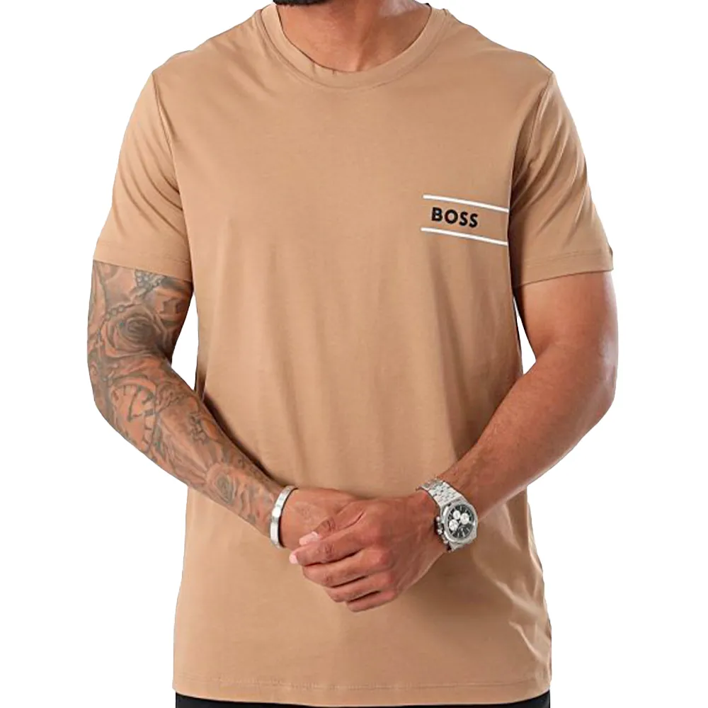 Boss T shirt MC line Homme Beige