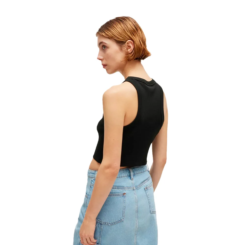 Hugo Baby 10257055 Tank Top Blue Black Size L Women 6