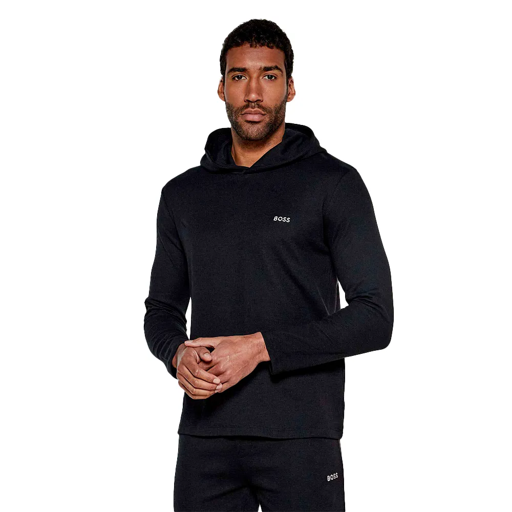 Boss Sweat waffle Homme Noir