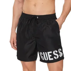 Short de bain homme Guess Active G Noir - ZESHOES