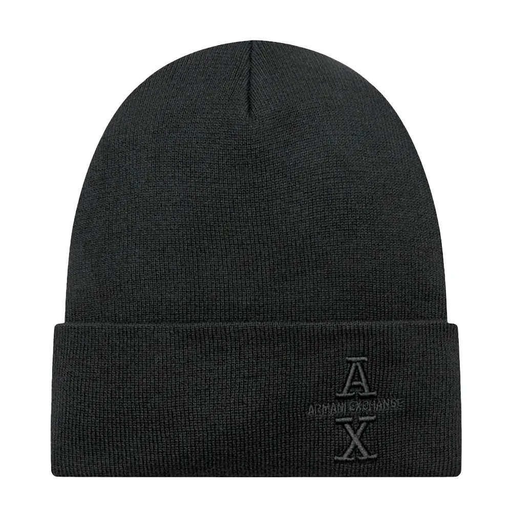 Armani Exchange Bonnet Line Femme Noir