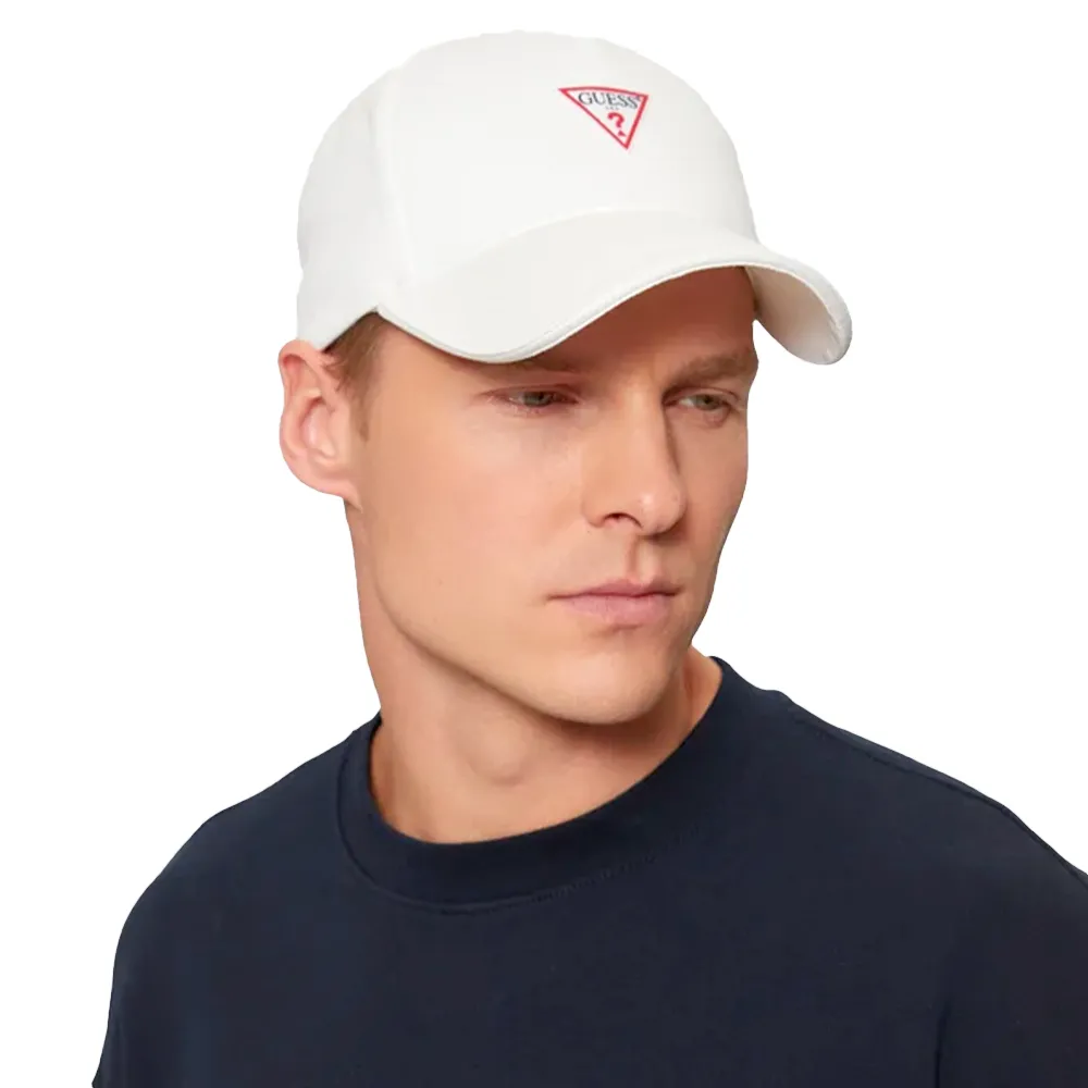 Guess Casquette Baseball Homme Blanc