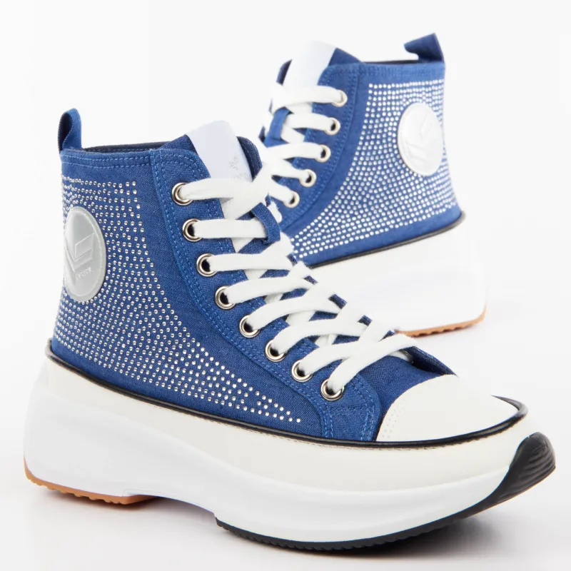 PARTNER: CREATION ref C400063-DENIM-STRASS