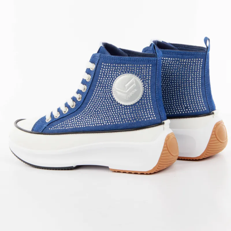 PARTNER: CREATION ref C400063-DENIM-STRASS