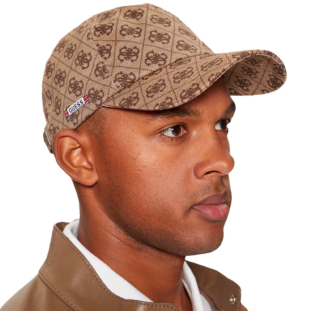 Guess Casquette baseball Logo 4G Homme Marron