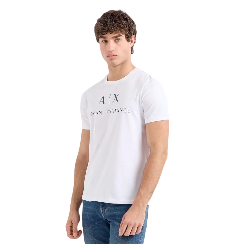 T shirt Armani Exchange Milano Homme Blanc
