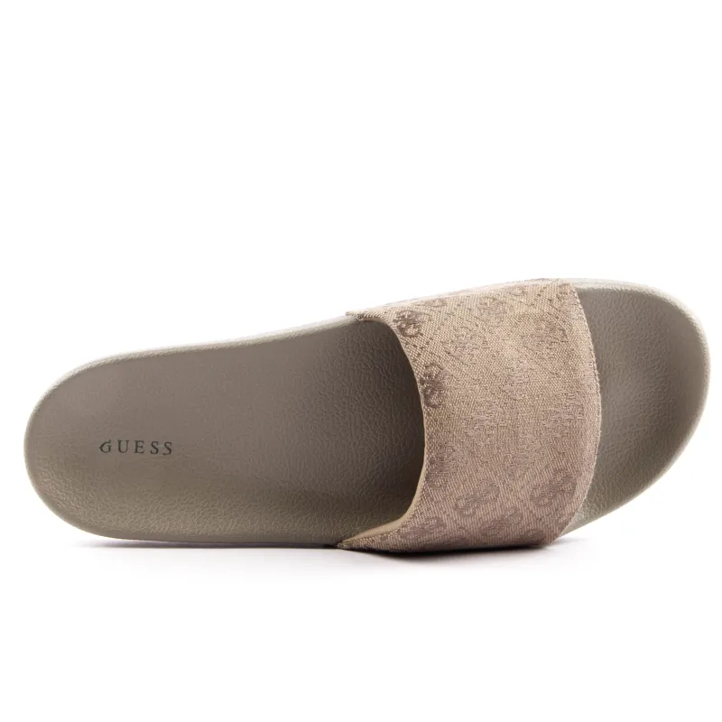 Claquette homme Guess Tokyo Marron - ZESHOES