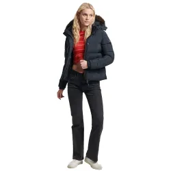 Doudoune femme Superdry Classic winter Noir - ZESHOES Doudoune femme Superdry Classic winter Noir - ZESHOES