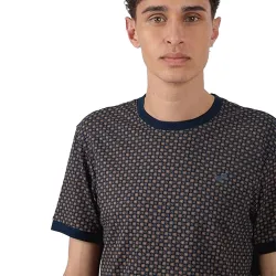 T shirt manche courte homme Kaporal Neil Bleu - ZESHOES