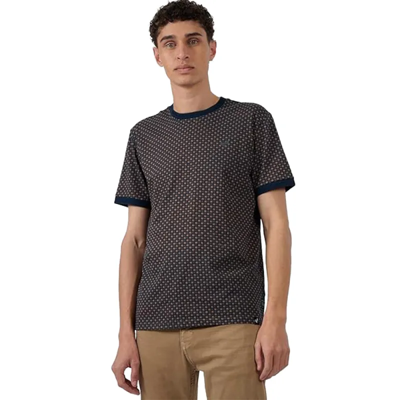 T shirt manche courte homme Kaporal Neil Bleu - ZESHOES