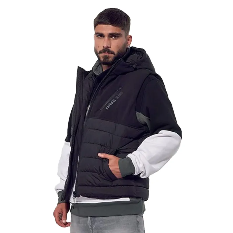 Doudoune sans manches homme Kaporal Akash Noir - ZESHOES